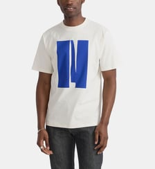 T-shirt mark en jersey de coton artiste bertrand loubé Agnès b.