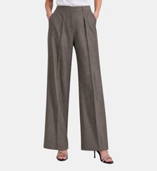 Pantalon de tailleur large en laine The Kooples