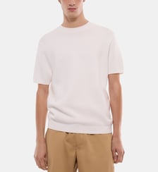 T-shirt en maille gaufrée Fursac