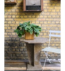 Table d'appoint en marbre Hanna N°1528- Produit chiné Debongout