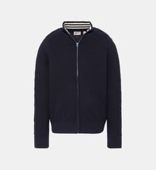 Cardigan en maille texturée Schott
