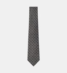 Cravate En Soie Et Lin À Motif Natte Cercle Hackett London