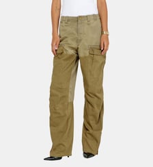 Pantalon cargo en coton et nylon Diesel