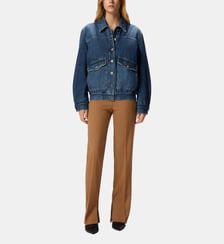 Blouson en denim doublé Pinko