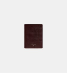 Portefeuille vertical zippé Lucien en cuir huilé Le Tanneur