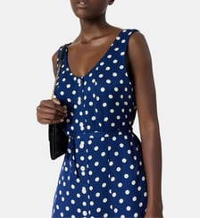 Robe midi sans manche à pois - RAVITA Gerard Darel
