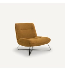 Fauteuil tissu natté chiné AM.PM