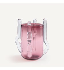 Vase en verre soufflé à la bouche, hauteur 26 cm AM.PM
