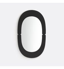 Miroir ovale en métal fer La Redoute Interieurs