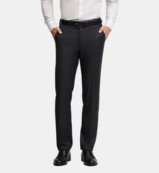 Pantalon de costume en laine regular Per Digel
