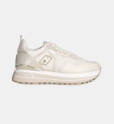 Sneakers plateforme en cuir et mesh Liu Jo