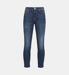 Jean skinny en denim stretch avec broderie au dos Pinko