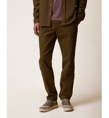 Pantalon élastique en tissu sergé Faguo