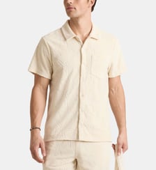 Chemise bowling en éponge Starfish Jacquard Vilebrequin