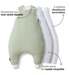 Gigoteuse à pieds avec chaussettes Les petites billes