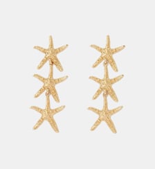 Boucles d'oreilles longues étoiles de mer Balaboosté