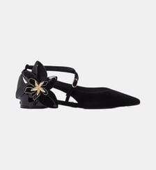 Ballerines avec maxi fleur Liu Jo