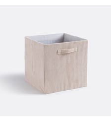 Panier cube pliable, velours côtelé La Redoute Interieurs
