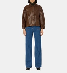 Surchemise en cuir vieilli - NICOLE Gerard Darel