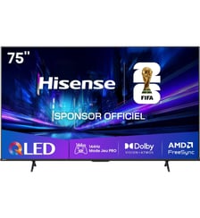 TV QLED 75E79Q PRO (2025) 75" (189 cm) 4K Ultra HD - 144Hz, Smart TV Hisense