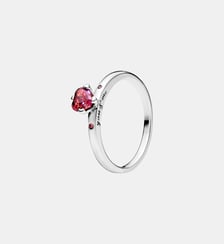 Bague Cœur Rouge Scintillant Pandora