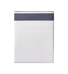 Drap plat tricolore en satin de coton avec bande appliquée, MARCEAU Alexandre Turpault