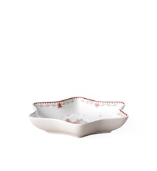 Coupe étoile moy., village en pain d'ép. Villeroy & Boch