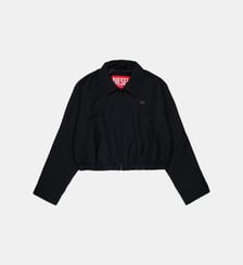 Veste courte avec logo imprimé Diesel Kids