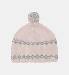 Bonnet - Rosée maille côtelée rayures Tartine Et Chocolat