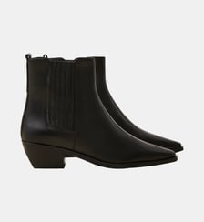 Bottines à talons en cuir glacé Numéro 405 Rivecour