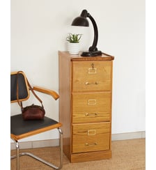 Classeur en bois Fernand N°489 - Produit chiné Debongout