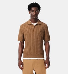 Polo maille torsadée coton classic fit Lacoste