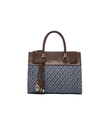 Sac satchel format petit effet denim Liu Jo