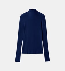 Pull slim col roulé en cachemire  Bompard