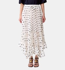 Jupe plissée à pois Claudie Pierlot