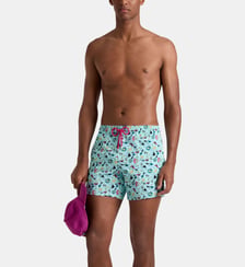 Maillot de bain court stretch Aquatic Carnival Vilebrequin