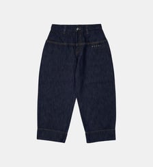 Jeans coupe décontractée en denim foncé Marni