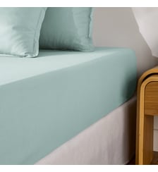 Drap housse percale coton, bonnet 35cm, Scenario La Redoute Interieurs