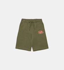 Short en molleton avec logo Diesel Kids