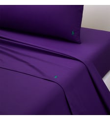 Drap plat en percale de coton Ralph Lauren Home