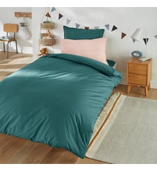 Housse couette enfant percale coton bio Scenario La Redoute Interieurs