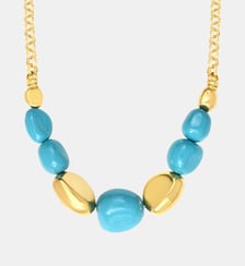 Collier chaîne   doré à l'or fin - Loulou Satellite