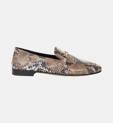 Mocassins Jill Cuir Embossé Serpent Bobbies