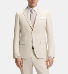 Costume deux pièces Slim en tissu à micro motif BOSS