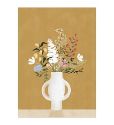 Poster Goed Blauw - Autumn Bouquet Poster & Frame