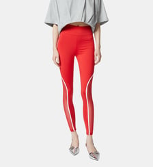 Leggings avec empiècements transparents Pinko
