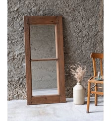 Miroir porte en sapin Georges N°1459- Produit chiné Debongout