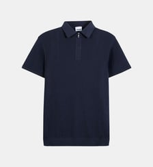 Polo tricot relief ajouré Ikks