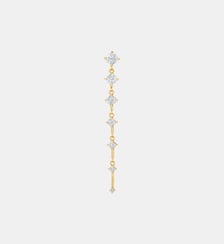 Boucle d'oreille puce pendante Grande Avalanche or Nebuleuse Bijoux