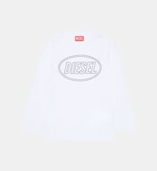 T-shirt à manches longues avec logo Diesel Kids